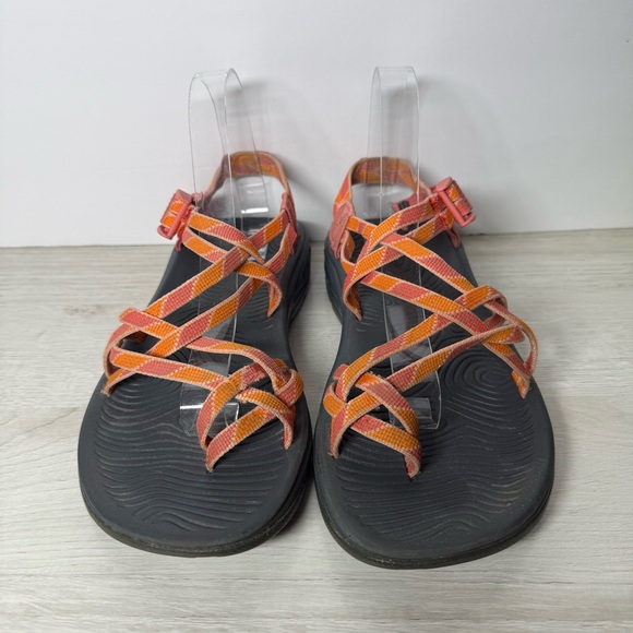 Chaco Z/Volv X2 Sandals Multicolor Adjustable Strap Toe Loop Women's Size 10 - Picture 2 of 6
